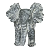 Hello Honey® 7.75" Distressed Gray Elephant Figurine Décor