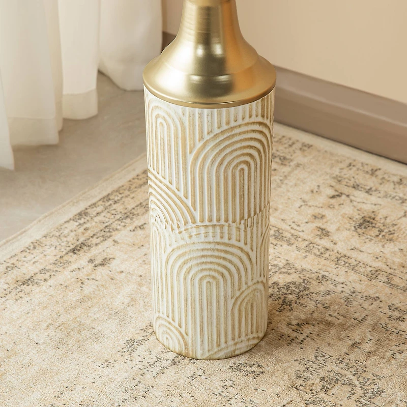 Glitzhome® Metal Modern Floor Vase Set