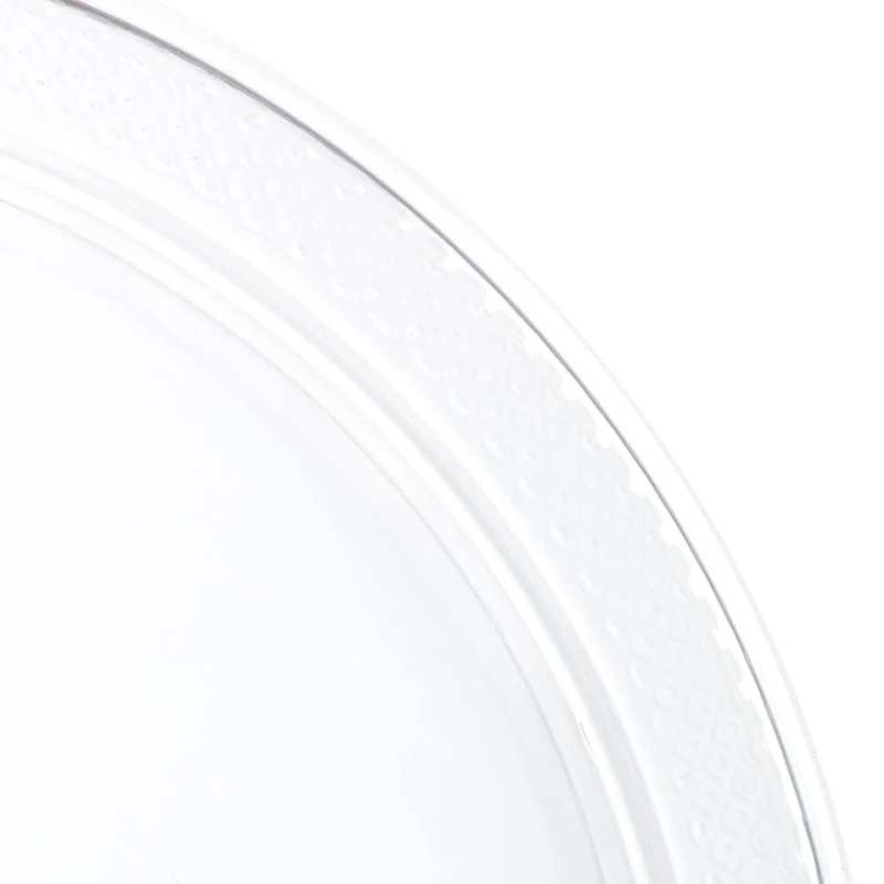 JAM Paper 9" Clear Plastic Party Plates, 20ct.