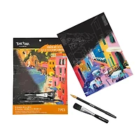 Brea Reese™ 9" x 12" When in Rome Scratch Art Paper Pad