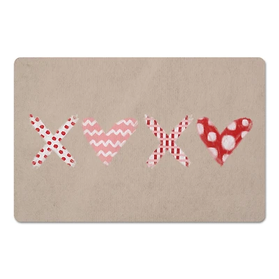 XOXO Pattern Floor Mat