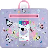 Make It Real™ 3C4G Purple Pastel Butterfly Lap Desk