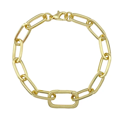 14K Gold Plated Paperclip Bracelet by Bead Landing™