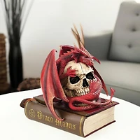 Design Toscano 8.5" Blood Dragon Contemplation Sculptural Box