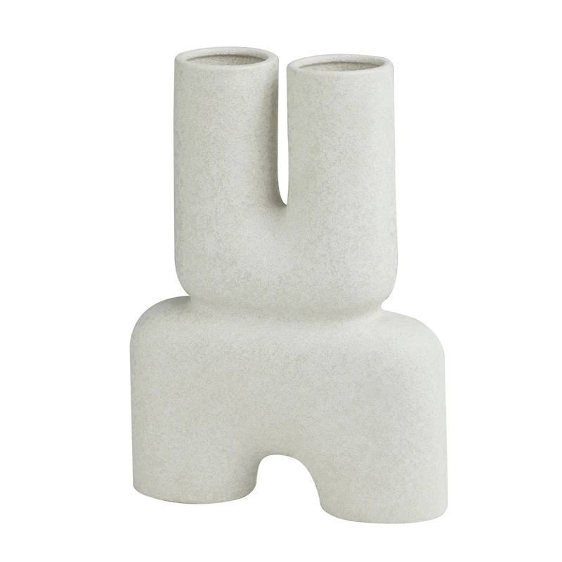 The Novogratz 15" Ceramic U-Shaped Abstract Vase