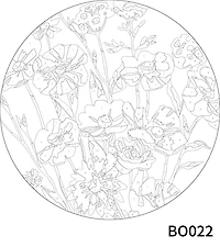 Flower Bouquet Paint-by-Number Plywood Surface Kit by Artist's Loft®