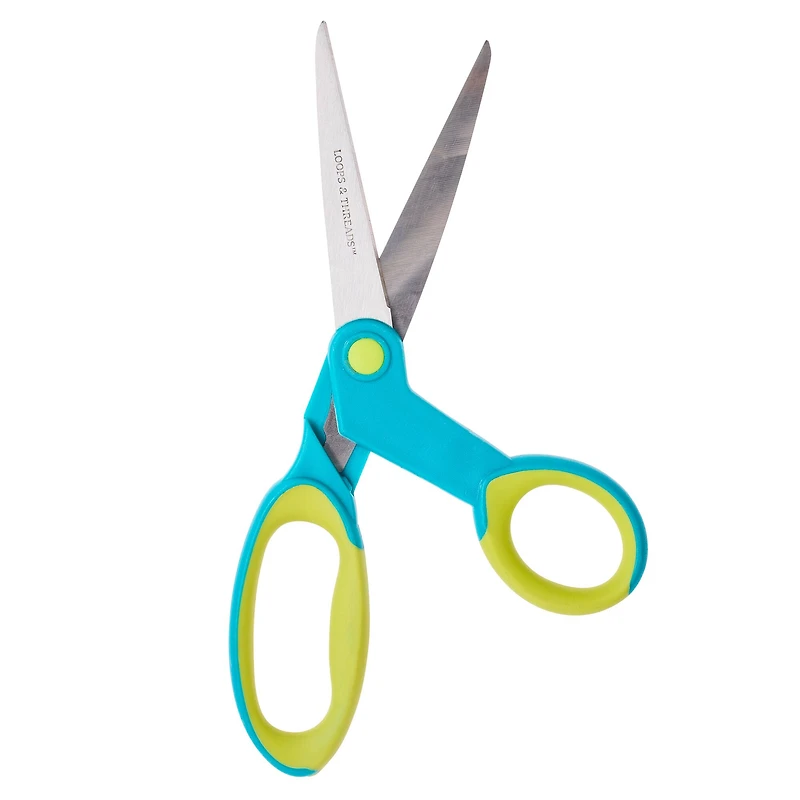 12 Pack: 8" Bent Scissors by Loops & Threads™