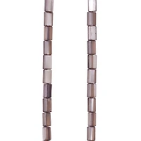 12 Pack: Black Mother of Pearl Tube Beads, 5mm by Bead Landing™