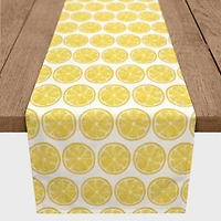 Lemon Slice Outdoor Table Runner