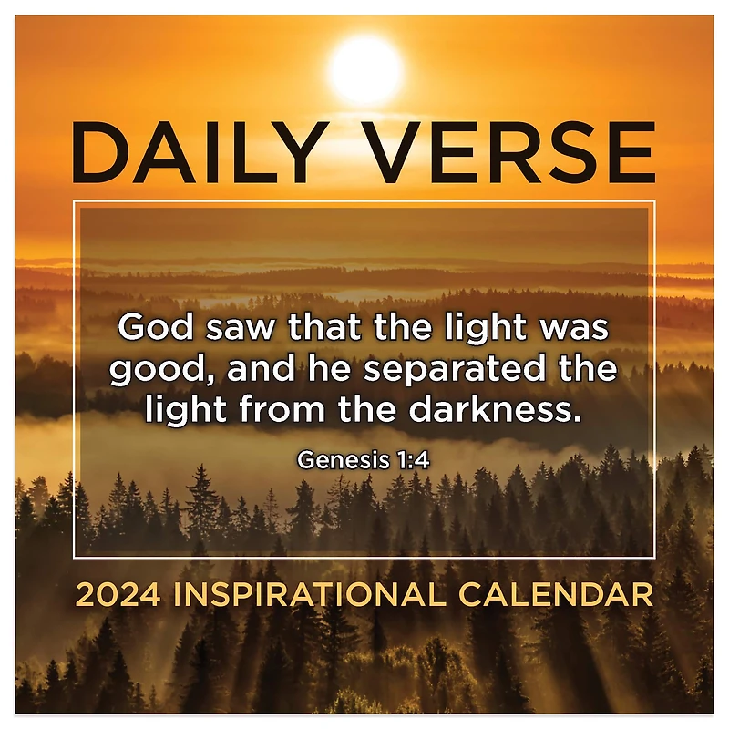 TF Publishing Daily Verse Daily Desktop Calendar