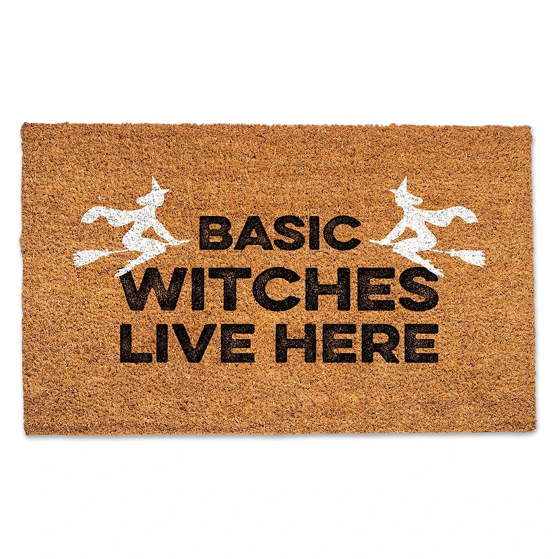 Basic Witches Live Here Doormat