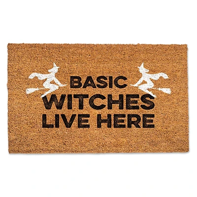 Basic Witches Live Here Doormat