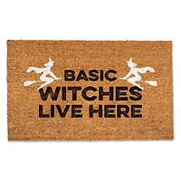 Basic Witches Live Here Doormat