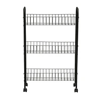 Household Essentials 30" Slim 3-Shelf Storage & Utility Cart