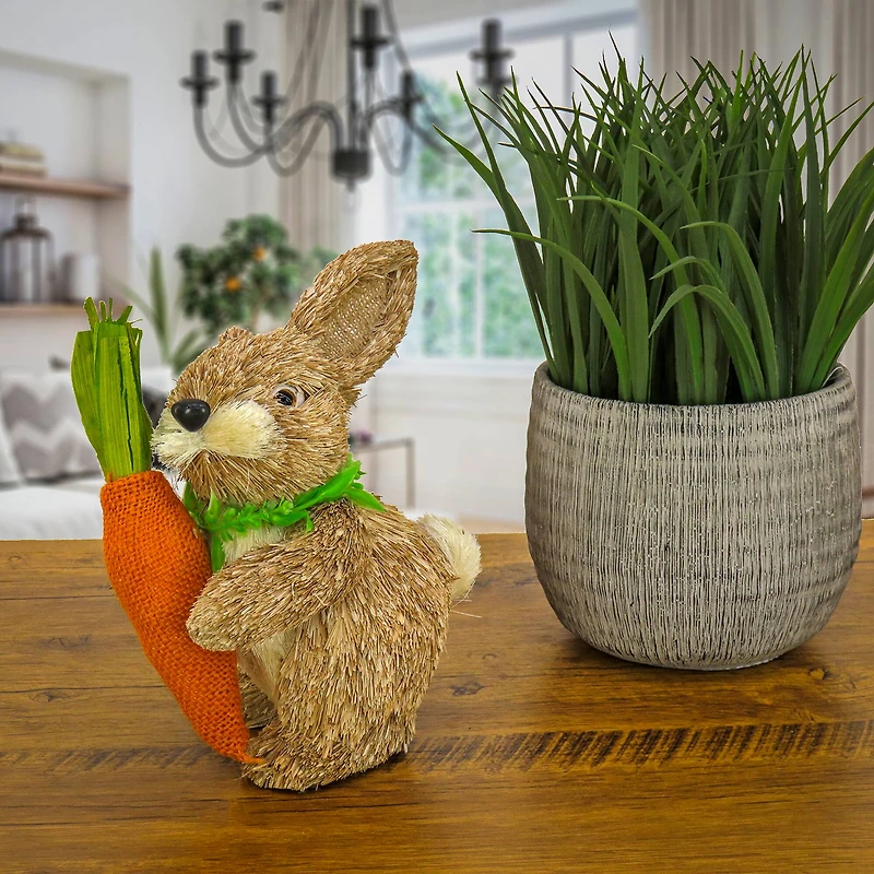 12" Easter Bunny With Carrot