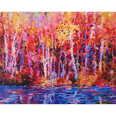 Diamond Art Autumn Trees Premium Kit