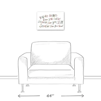 You Are Brave 18" x 12' Canvas Wall Art