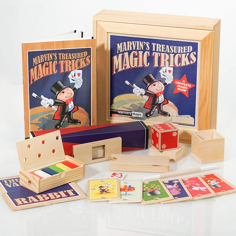 Marvin's Magic Marvin's Treasured Magic Tricks Deluxe Wooden Set