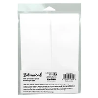 Leisure Art® Dot Art 24-Piece Botanical Card and Envelope Set