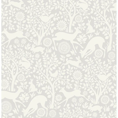 Wallpops Gray Merriment Peel & Stick Wallpaper