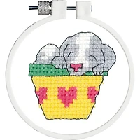 Janlynn® Kid Stitch Sleepy Puppy Stamped Cross Stitch Kit