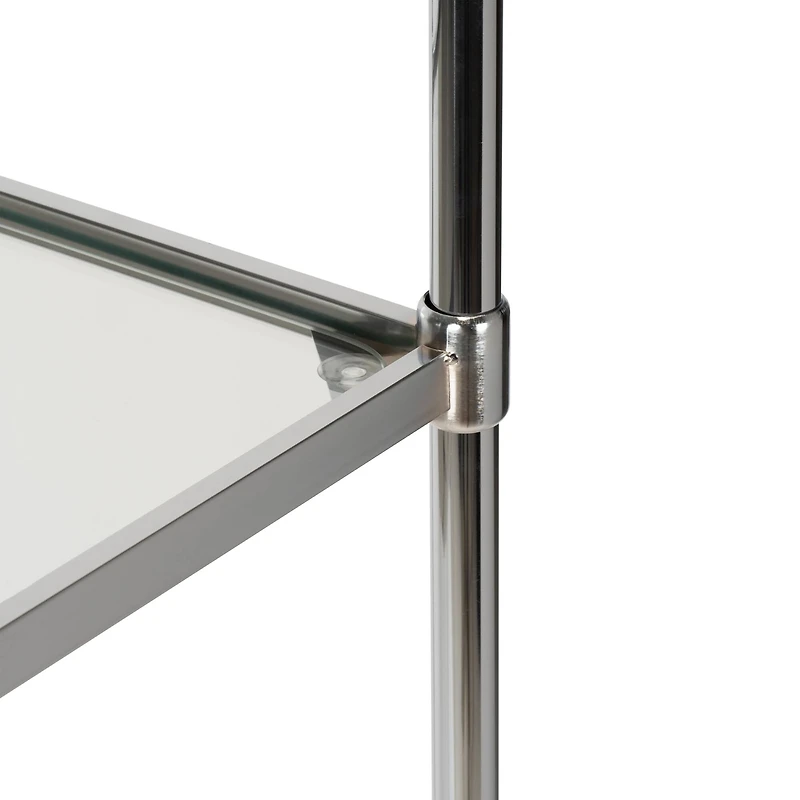 Organize It All 3-Tier Glass Shelf Space Saver 