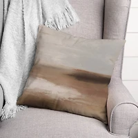 Soft Warm Abstract 18" x 18" Indoor/Outdoor Pillow