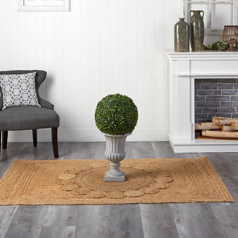 2.5ft. Boxwood Topiary Tree with Urn