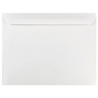 JAM Paper 10" x 13" White Booklet Envelopes, 50ct.