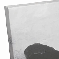 Sophisticated Cow 20" x 20" Canvas Wall Art