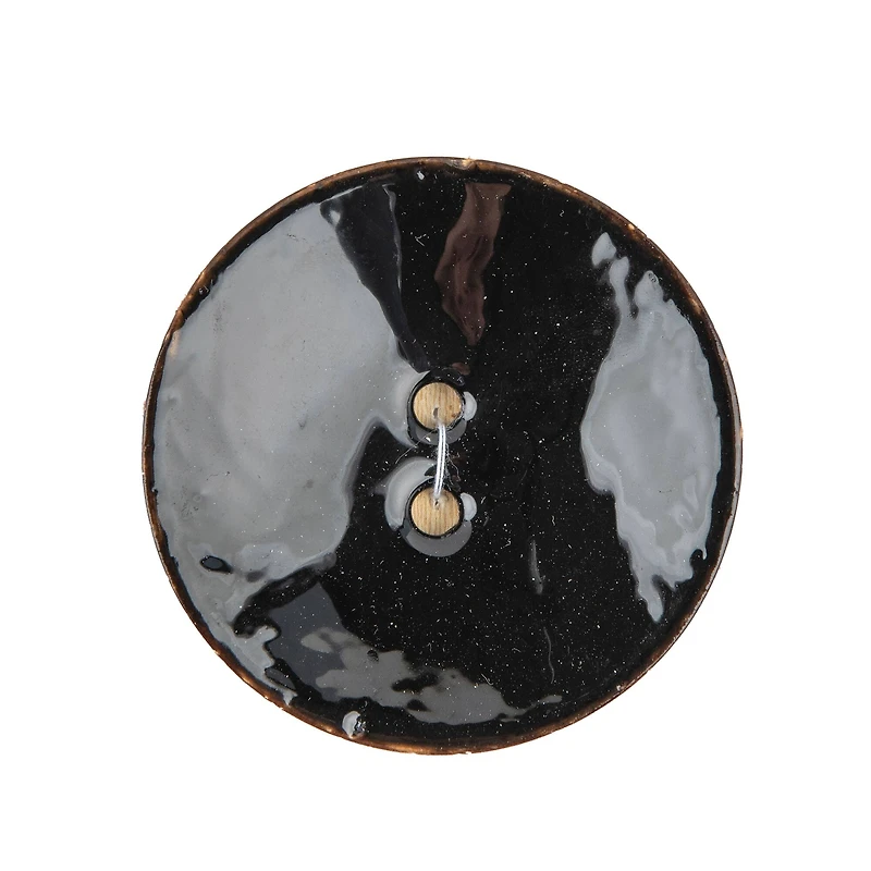 Organic Elements 2.5" Coconut Button with Epoxy Finish