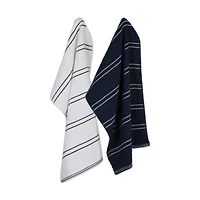 J&M Blue Ribbed Terry Dishtowels, 6ct.