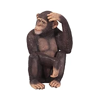 Design Toscano Chauncey the Confused Chimp Garden Monkey Statue