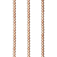 12 Pack: Rose Gold Copper Small Round Beads, 3mm by Bead Landing™