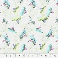 Fabric Editions Hummingbird Cotton Fabric