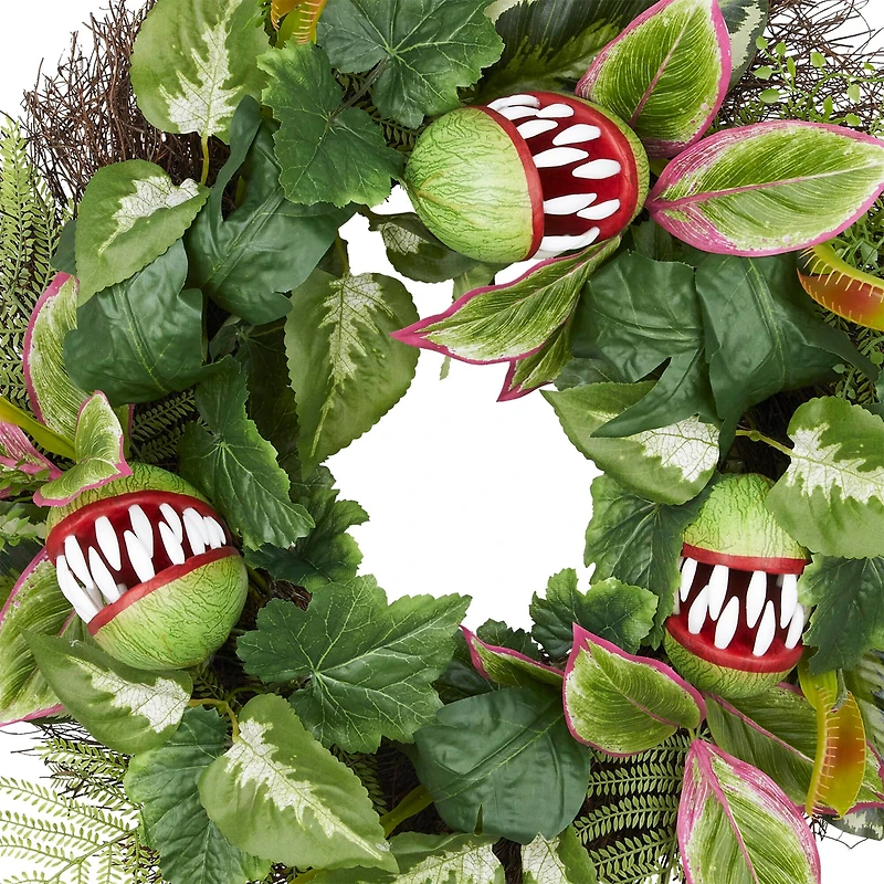 24" Green Venus Flytrap Wreath by Ashland®
