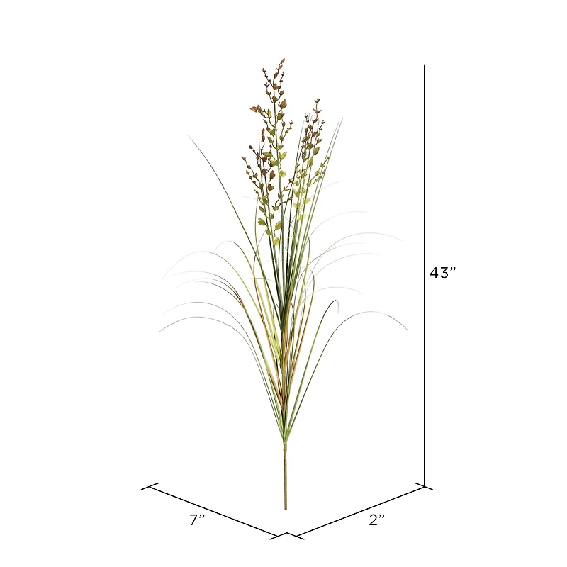 6 Pack: Green And Brown Mixed Grass Spray