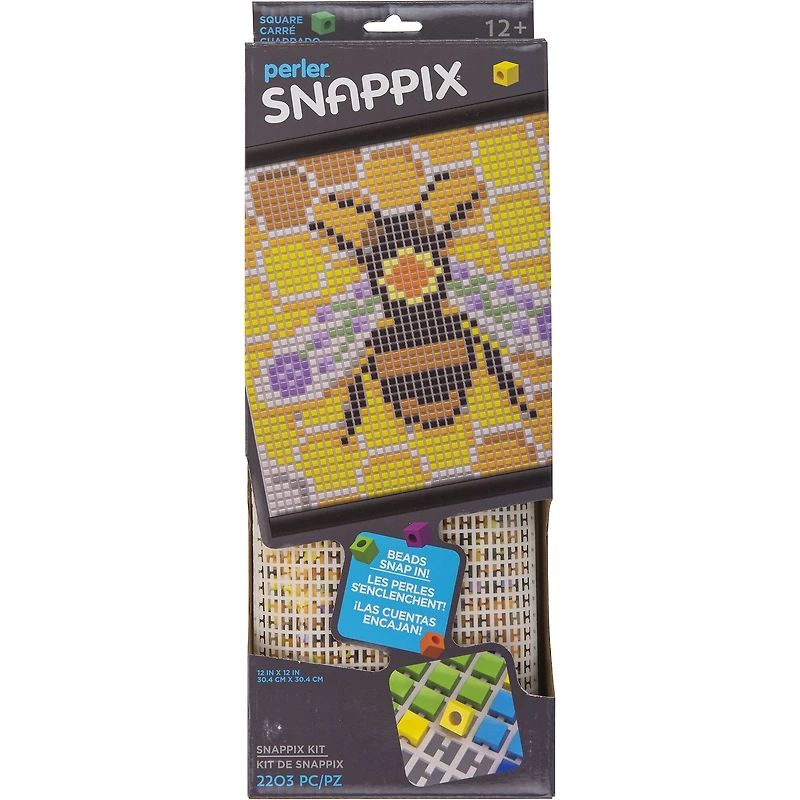 Perler™ Snappix™ Folksy Bee Fuse Beads Craft Kit