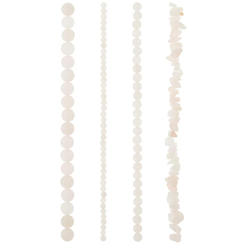 Matte Rose Quartz Stone Beads by Bead Landing™