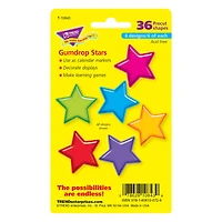TREND Enterprises® Gumdrop Stars Mini Accents Variety Pack, 6 Packs of 36