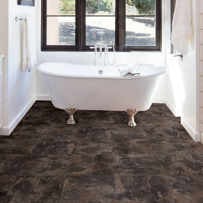FloorPops Brownstone Peel & Stick Floor Tiles