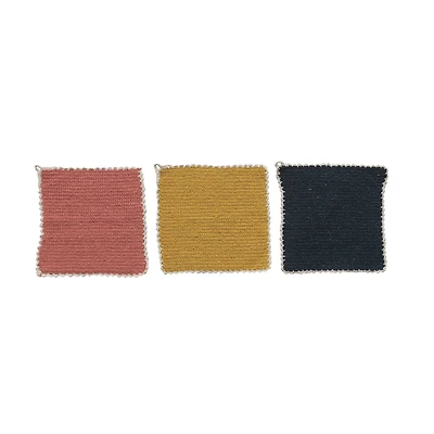Hello Honey® Artisanal Cotton Blend Crocheted Dish Cloths Set