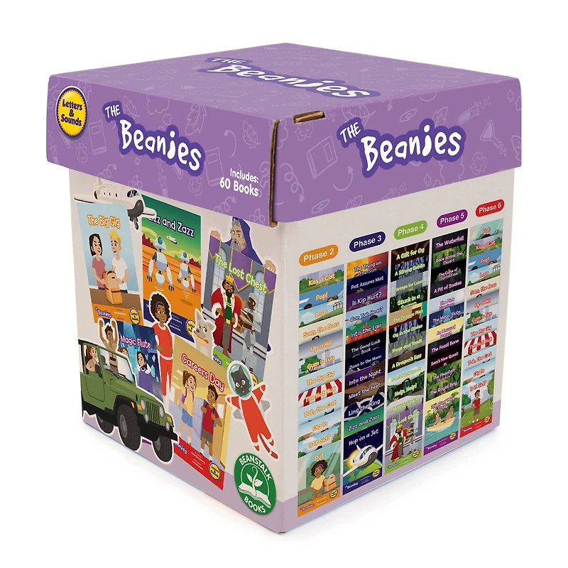 Junior Learning The Beanies Letters & Sounds Boxed Set