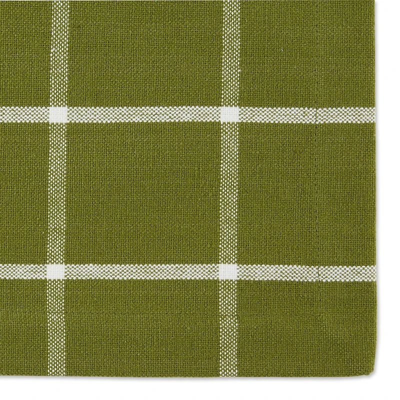 DII® Ventana Green Check Placemats, 6ct.