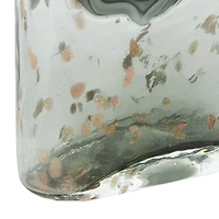 Gray Glass Contemporary Vase Set