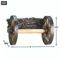 9" Wagon Wheel Toilet Paper Holder