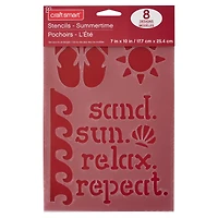 Summertime Stencils, 7" x 10" by Craft Smart®
