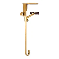 Gold Mantel Garland & Christmas Stocking Holder, 2ct.