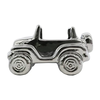 9" Silver Ceramic Truck Tabletop Décor by Ashland®