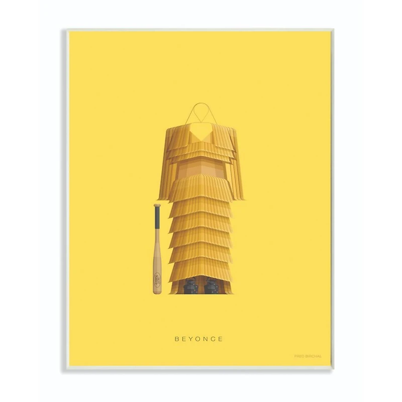 Stupell Industries Beyoncé Wooden Wall Plaque